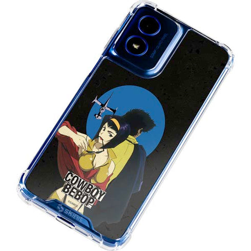 Cowboy Bebop Faye And Spike Moto G 5G (2024) Clear Case